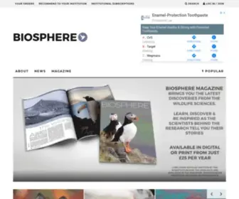 Biosphereonline.com(Wildlife news) Screenshot