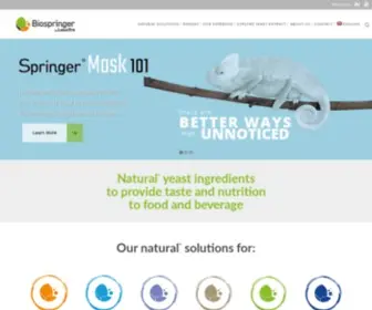 Biospringer.com(Biospringer is the global yeast extract producer) Screenshot