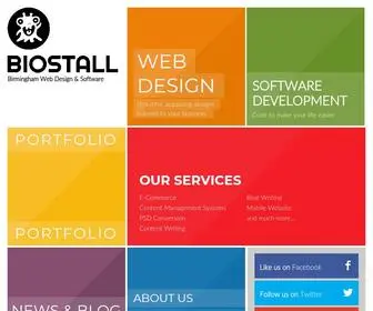 Biostall.com(Birmingham Web Design and Software Development) Screenshot