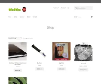 Biostim.com.au(A Fresh Approach to Sustainable Agriculture and Health) Screenshot