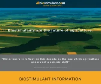 Biostimulant.com(WE ARE BIOSTIMULANT) Screenshot