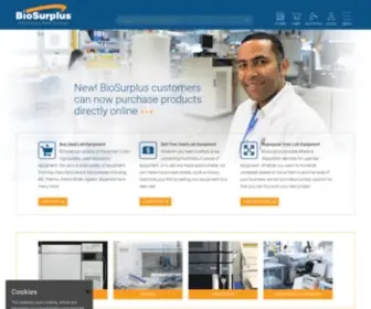 Biosurplus.com(Used Lab Equipment for Sale) Screenshot