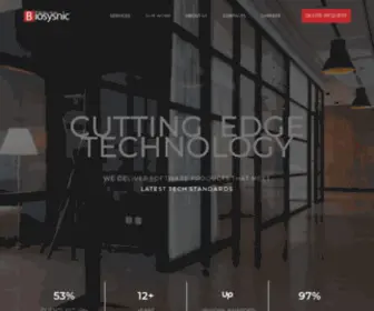 Biosysnic.com(Software Development Services) Screenshot