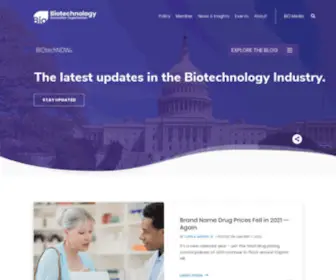 Biotech-Now.org(The Biotechnology Innovation Organization) Screenshot