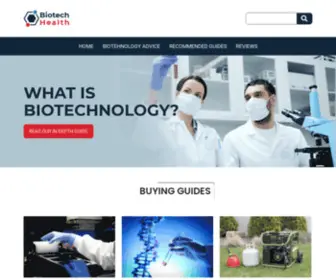 Biotechhealth.com(Your #1 Biotechnology Resource) Screenshot