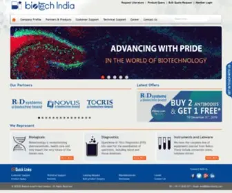 Biotechindia.com(BI Biotech India) Screenshot