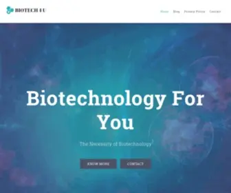 Biotechnology4U.com(Basic concepts biotechnology) Screenshot