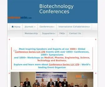 Biotechnologycongress.com(Biotechnology International Congresses) Screenshot