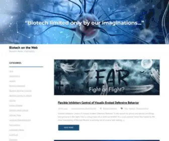 Biotechontheweb.com(Biotech on the Web) Screenshot