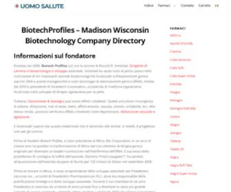 Biotechprofiles.com(Biotechnology Companies) Screenshot