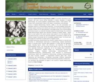 Biotechrep.ir(Journal of Applied Biotechnology Reports) Screenshot