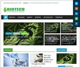 Biotechstockmarketreport.com(Biotech Stock Market Report) Screenshot