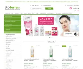 Bioterra.sk(Prírodná kozmetika) Screenshot