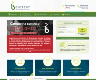 Biotestlab.com.br(Biotest) Screenshot
