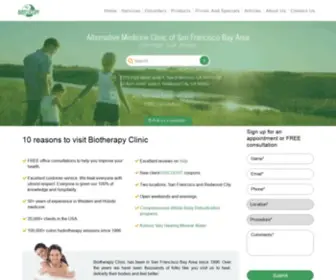 Biotherapy-Clinic.com(Biotherapy Clinic in San Francisco) Screenshot
