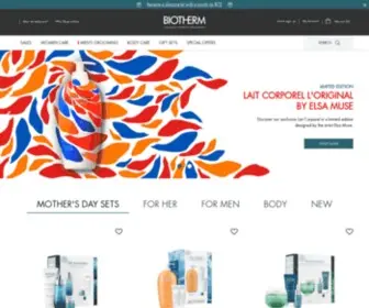 Biotherm.com(Cosmetics) Screenshot