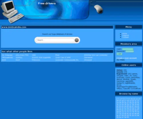 Bioticaindia.com(Drivers for all hardware) Screenshot