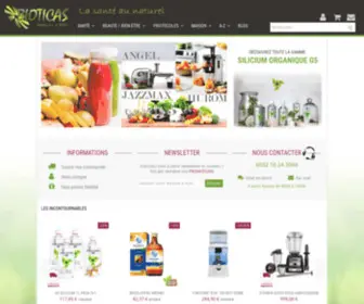 Bioticas.com(La santé au naturel) Screenshot