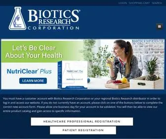 Bioticsresearch.com(Biotics Research) Screenshot