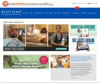 Biotone.com(Massage products) Screenshot