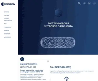 Bioton.pl(Dostawca kompletnych rozwiązań diabetologicznych) Screenshot
