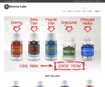 Biotreelabs.com(Biotree Labs) Screenshot