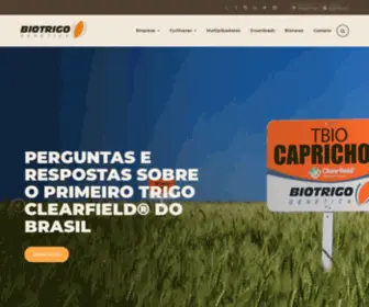 Biotrigo.com.br(Página Principal) Screenshot