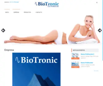 Biotronic.com.ar(Biotronic Electromedicina) Screenshot