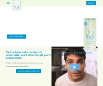 Biotruesolution.com(Biotrue contact lens solution) Screenshot