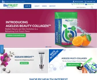 Biotrust.com(Naturally Honest Supplements & Vitamins) Screenshot