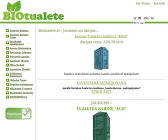 Biotualete.lv(BIOtualetes noma) Screenshot