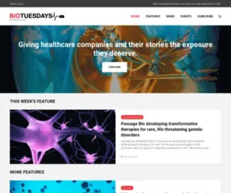 Biotuesdays.com(Healthcare investor news) Screenshot