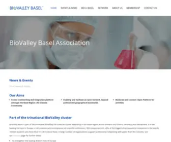 Biovalley.ch(BioValley Basel) Screenshot