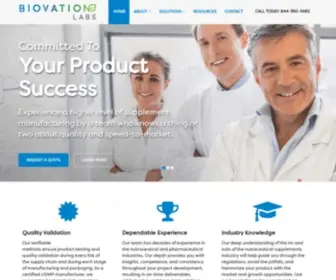 Biovationlabs.com(BIOVATION LABS) Screenshot