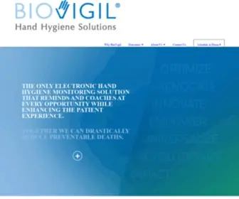 Biovigil.com(Hand Hygiene Solutions) Screenshot