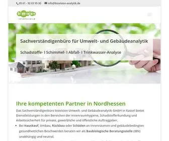 Biovision-Analytik.de(Sachverständige für Schimmel) Screenshot