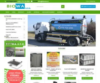 Biowashop.cz(Poklopy, šachty, čističky odpadních vod a plastové jímky) Screenshot