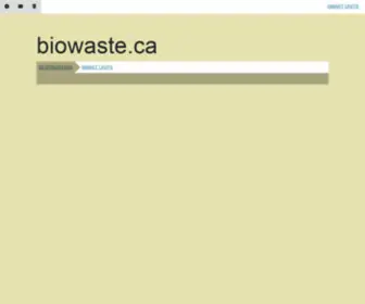 Biowaste.ca(Biowaste) Screenshot