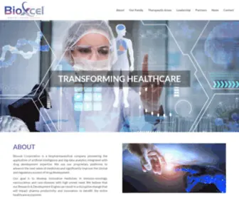 Bioxcel.com(Pharma Analytics) Screenshot