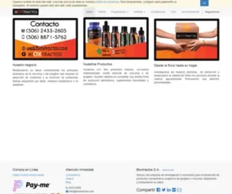 Bioxtractos.com(Homepage) Screenshot