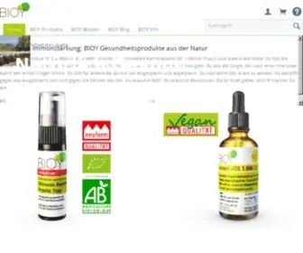 Bioy-Shop.de(BIOY Vitalstoffe) Screenshot