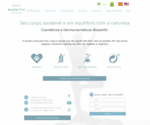 Biozenthi.com.br(Acessando o site) Screenshot