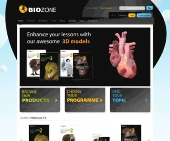 Biozone.co.nz(BIOZONE International) Screenshot