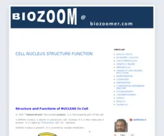Biozoomer.com(BIOZOOM) Screenshot
