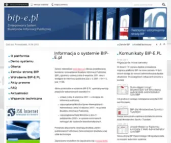 Bip-E.pl(Biuletyn Informacji Publicznej) Screenshot