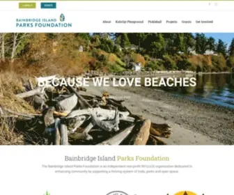 Biparksfoundation.org(Parks Foundation) Screenshot