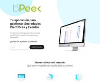 Bipeek.com(Tu aplicación para gestionar Eventos) Screenshot