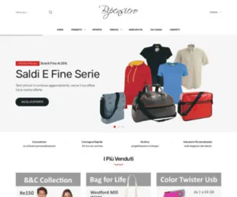 Bipensiero.com(Abbigliamento Promozionale) Screenshot