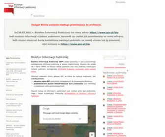 Bip.gov.pl(Strona główna biuletynu informacji publicznej. biuletyn informacji publicznej (bip)) Screenshot