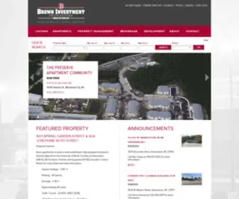 Bipinc.com(Brown Investment Properties) Screenshot